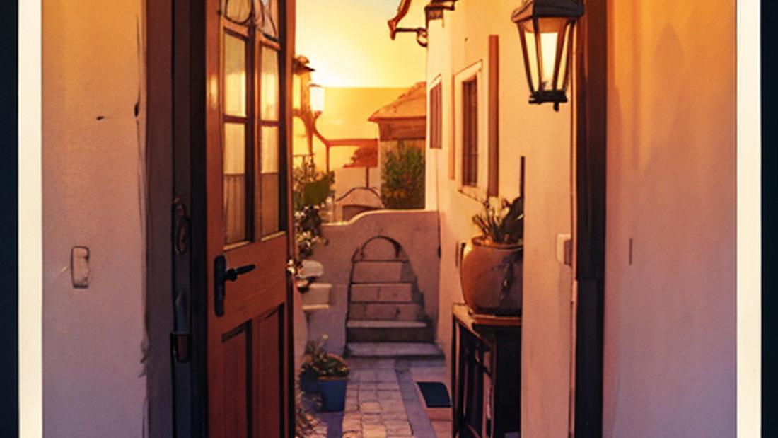AI Moroccan Door