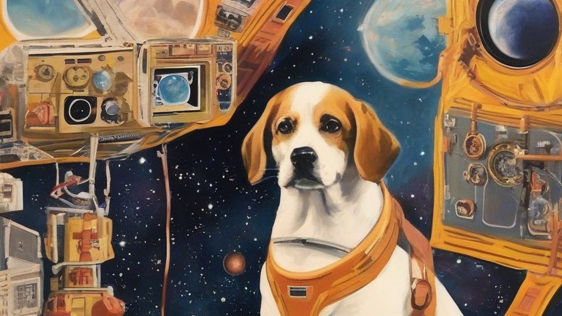 AI: dogs in space