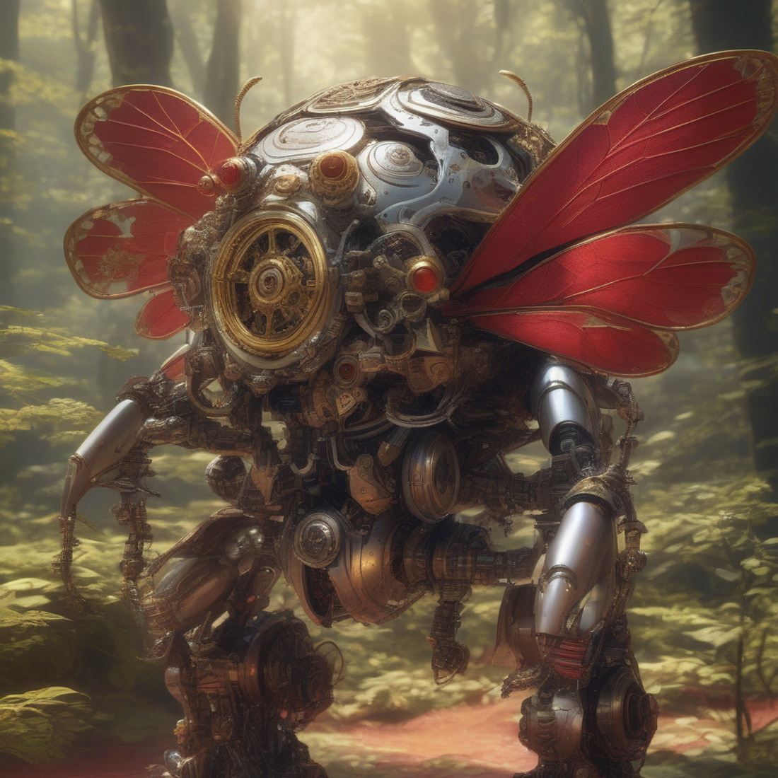 AI generated "Mechanical Ladybug"