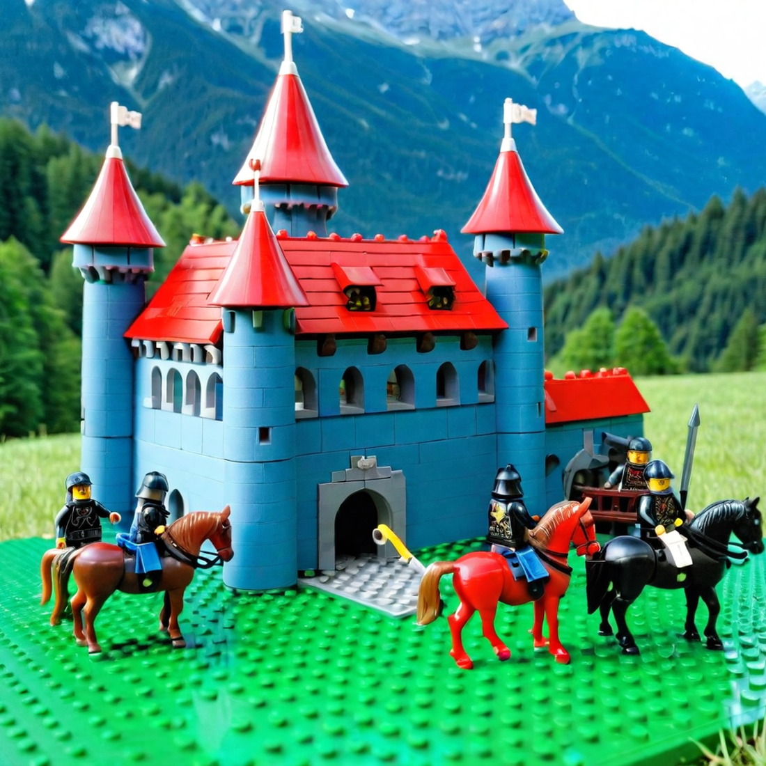 AI generated "Lego Castle"
