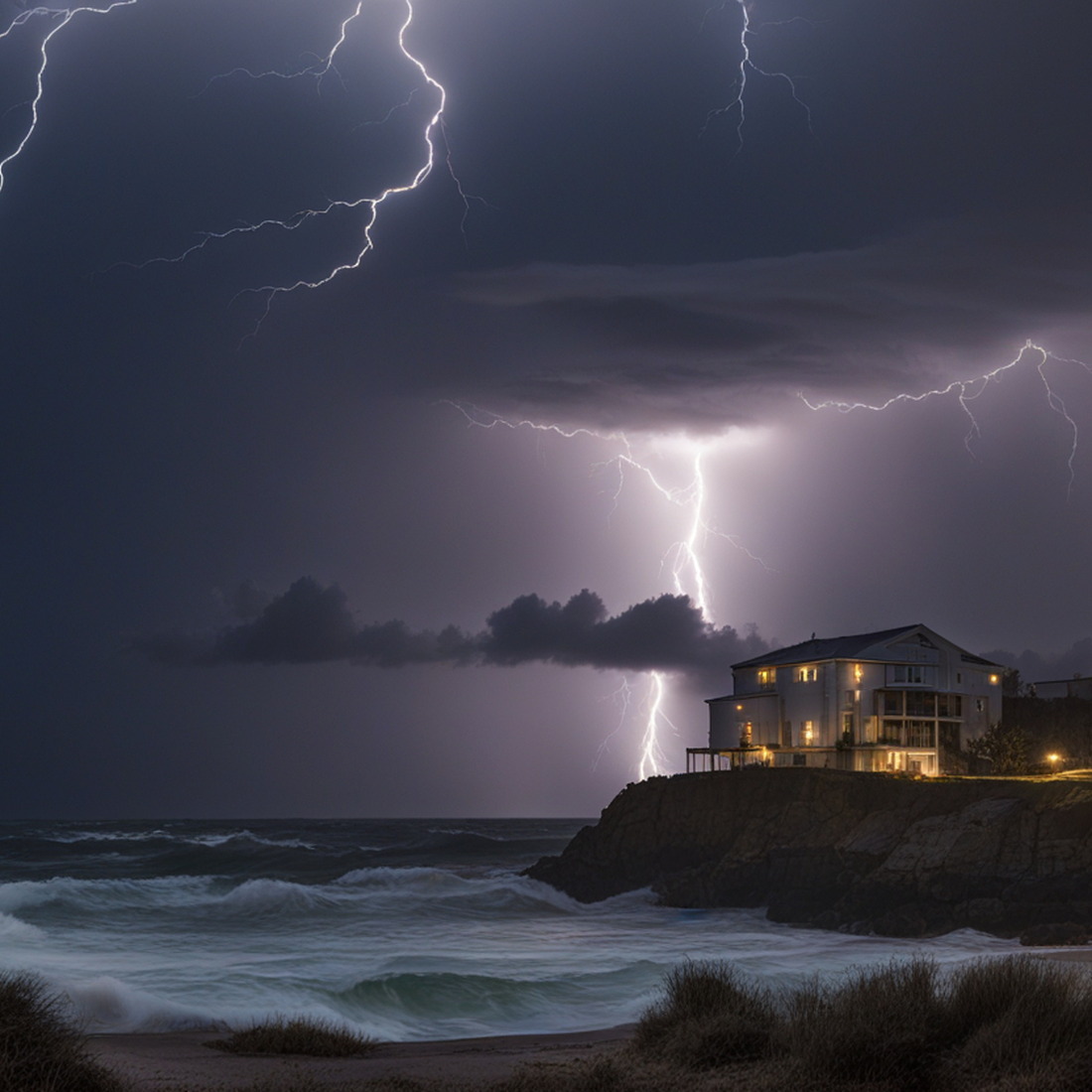 AI Stormy Night