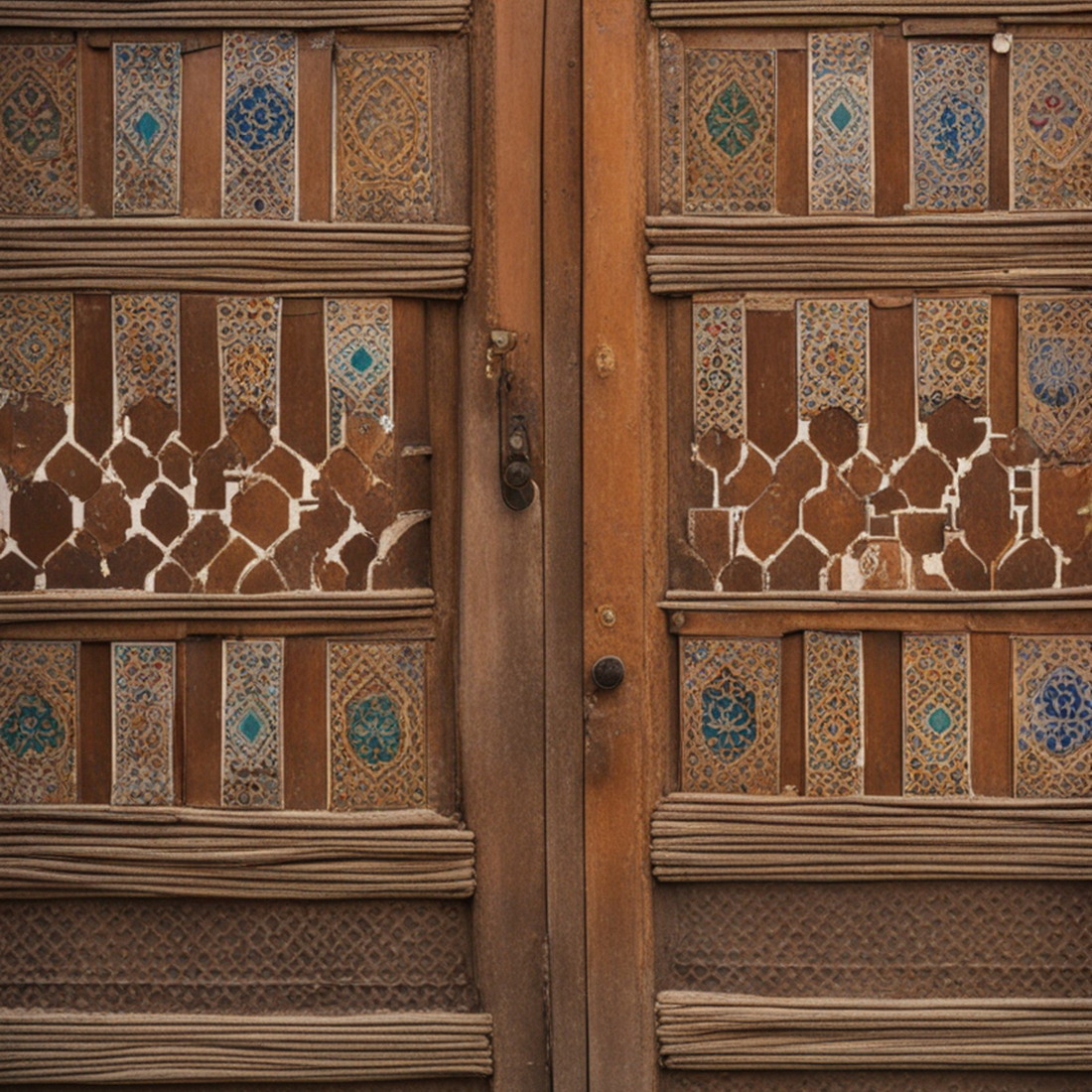 AI Moroccan Door