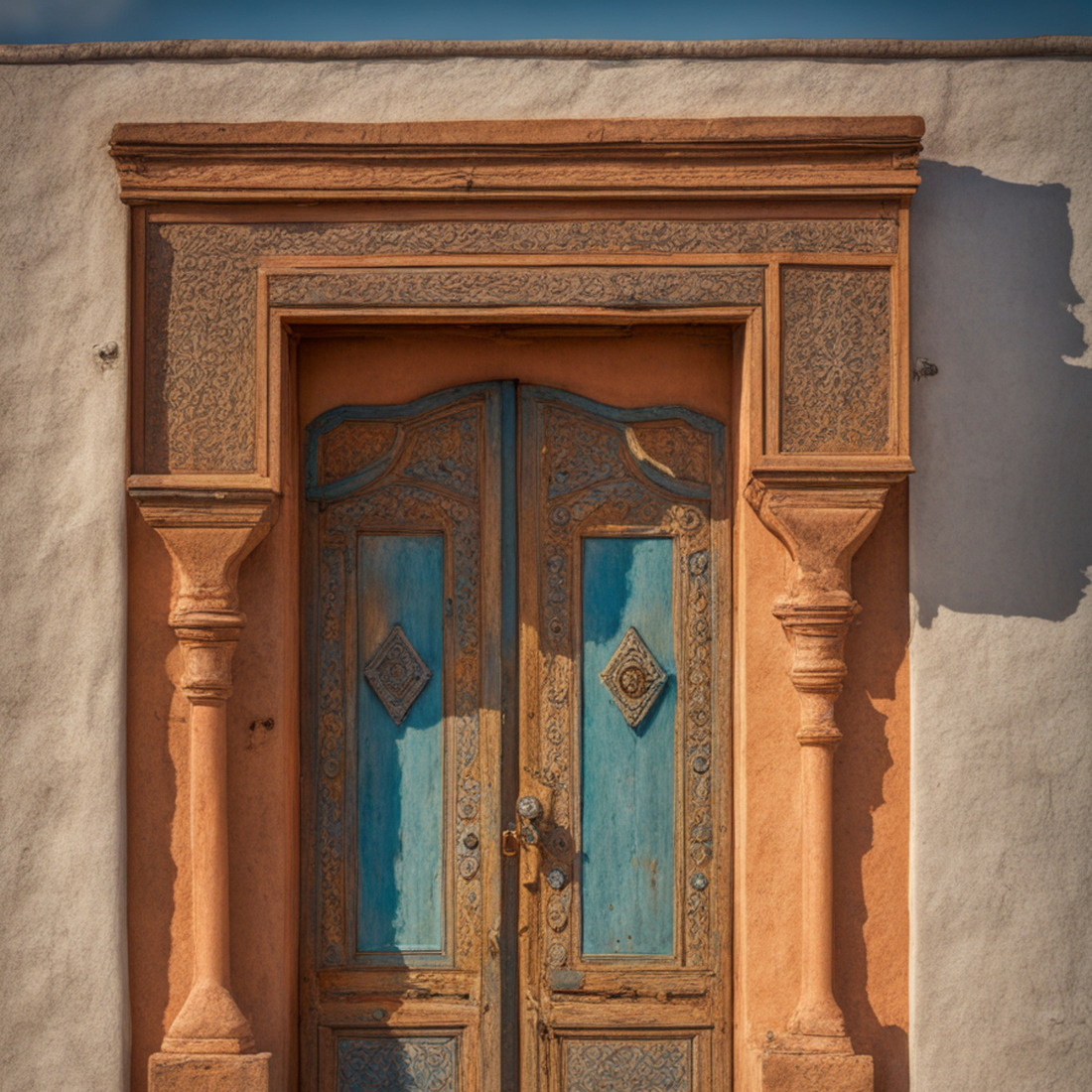 AI Moroccan Door