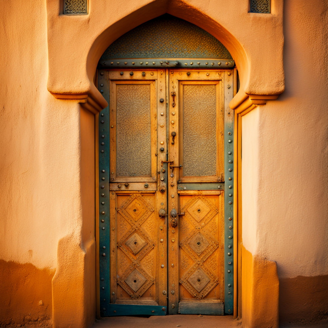 AI Moroccan Door