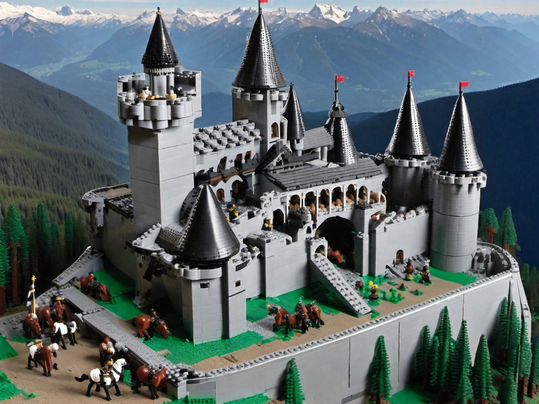 AI generated "Lego Castle"