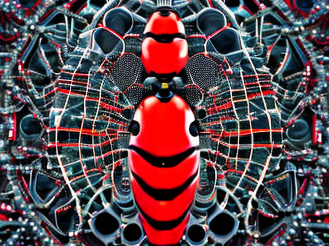 AI generated "Mechanical Ladybug"
