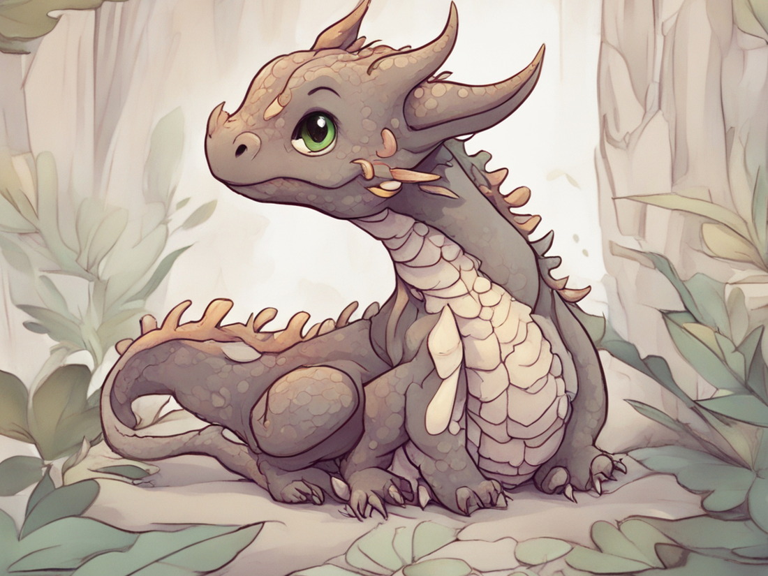 AI Cute Little Dragon
