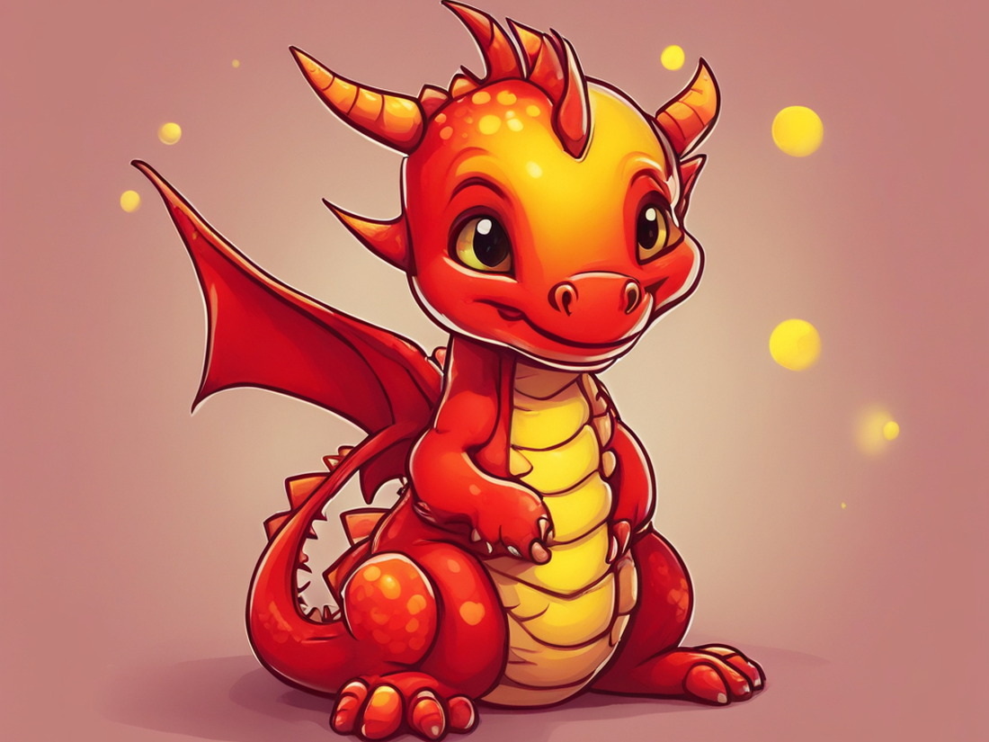 AI Cute Little Dragon