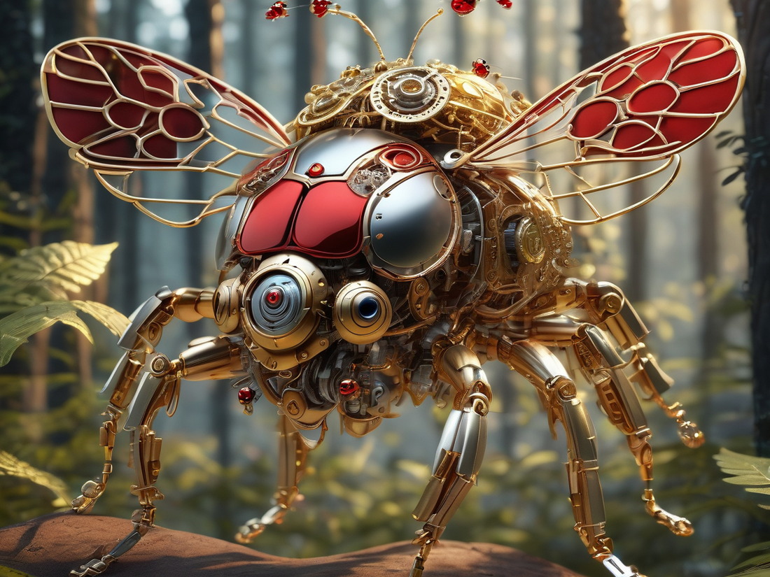 AI generated "Mechanical Ladybug"