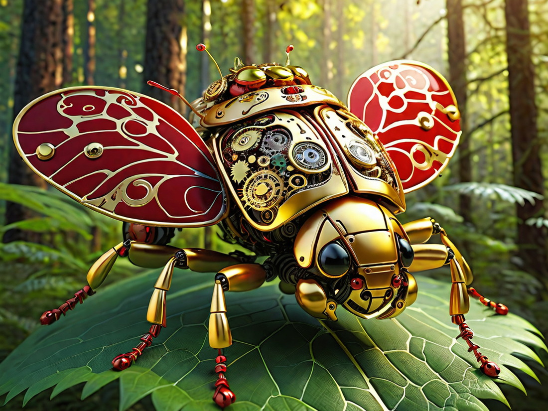 AI generated "Mechanical Ladybug"