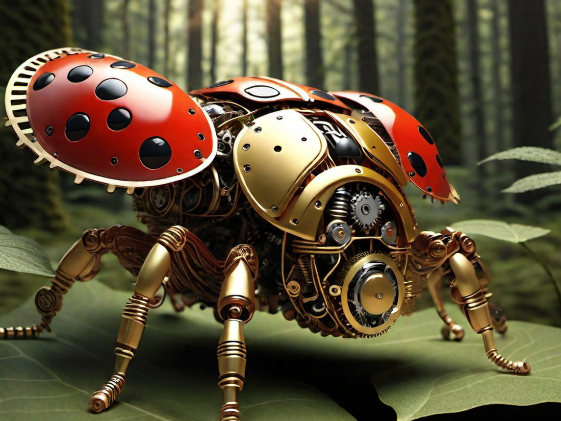 AI generated "Mechanical Ladybug"