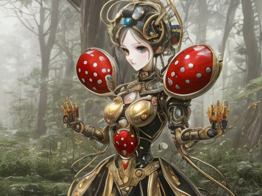 AI generated "Mechanical Ladybug"