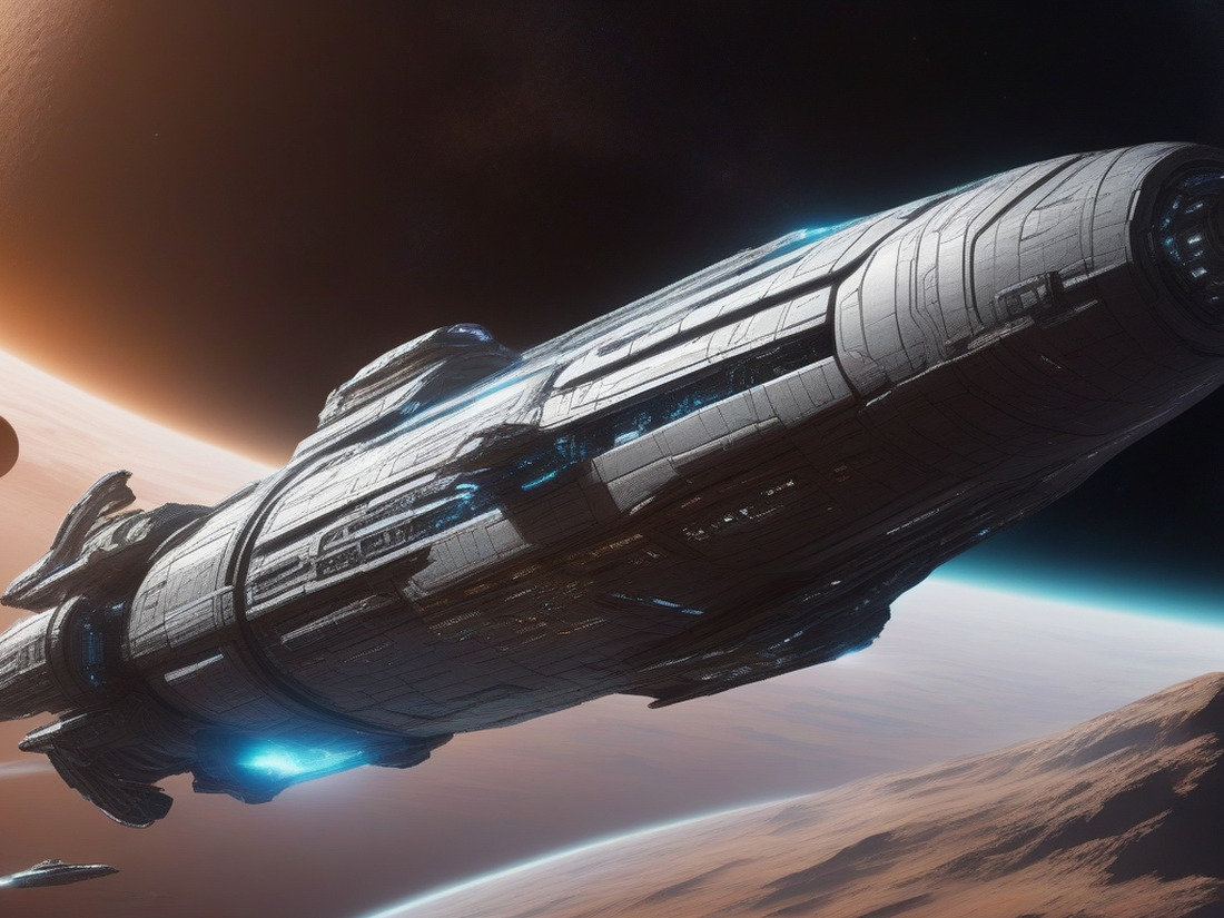 AI generated "Realistic Spaceship"