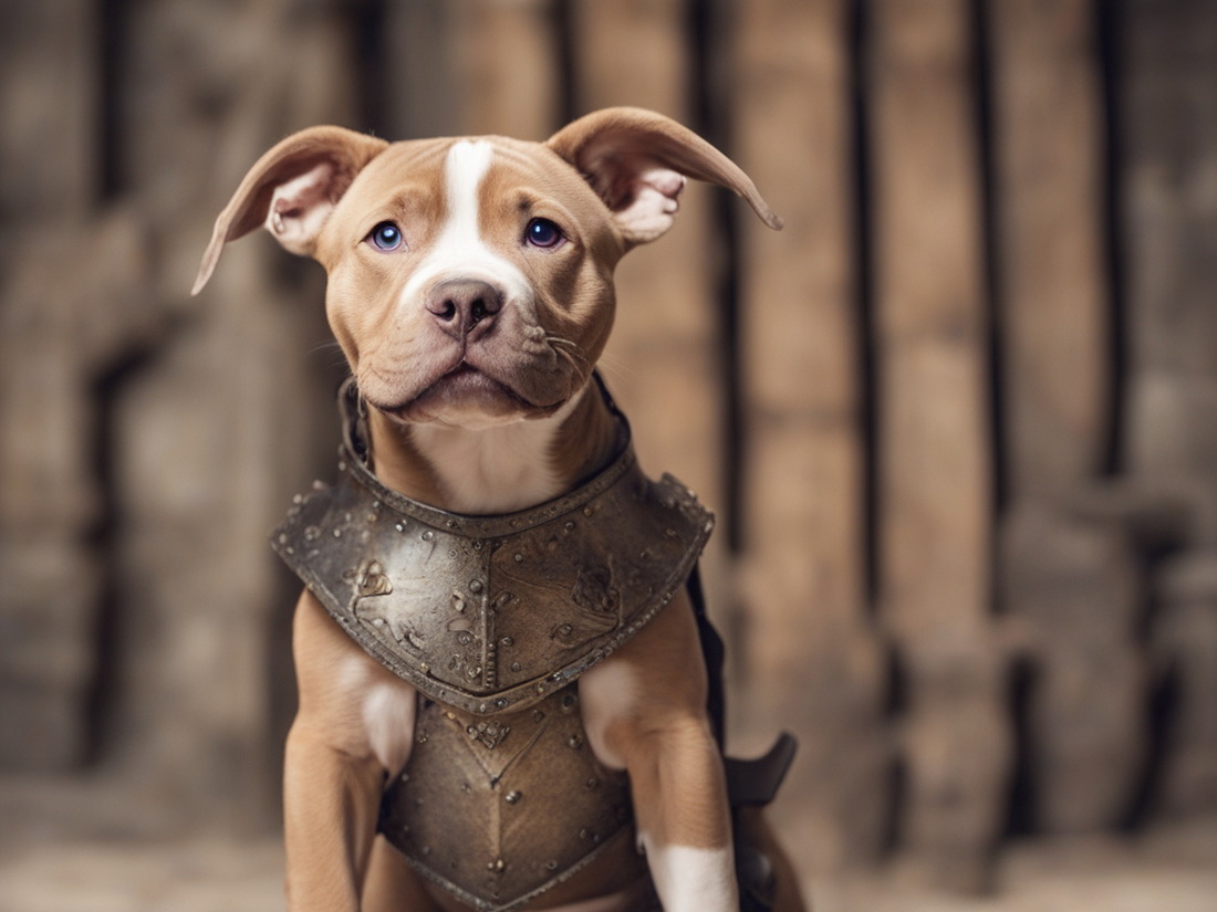 AI dogs in armor