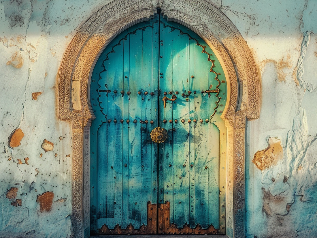 AI Moroccan Doors