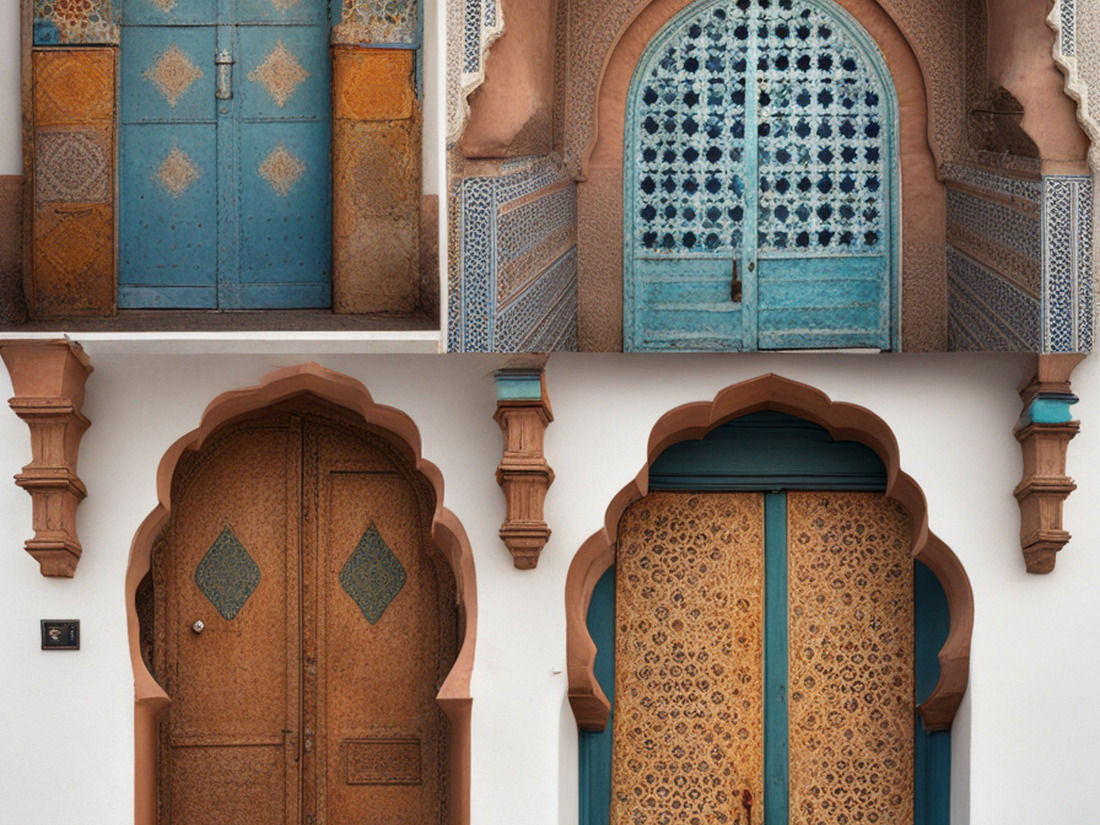AI Moroccan Door