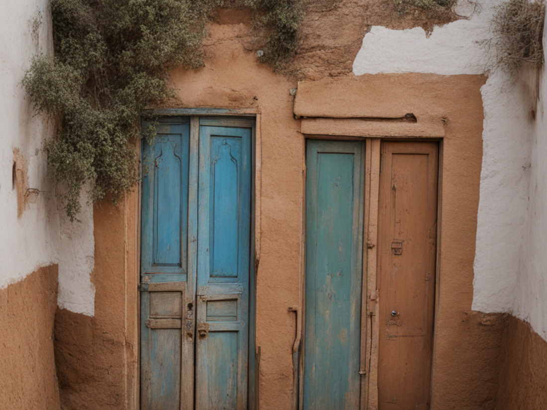 AI Moroccan Door
