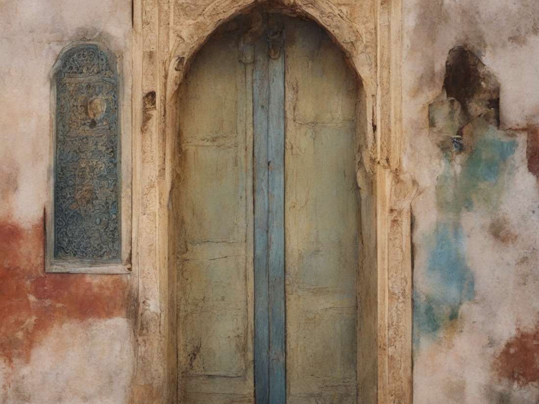 AI Moroccan Door