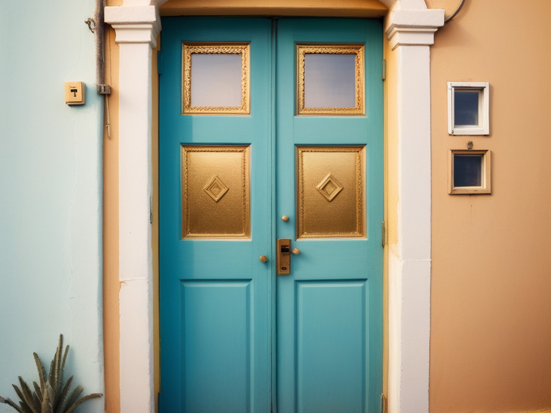 AI Moroccan Door