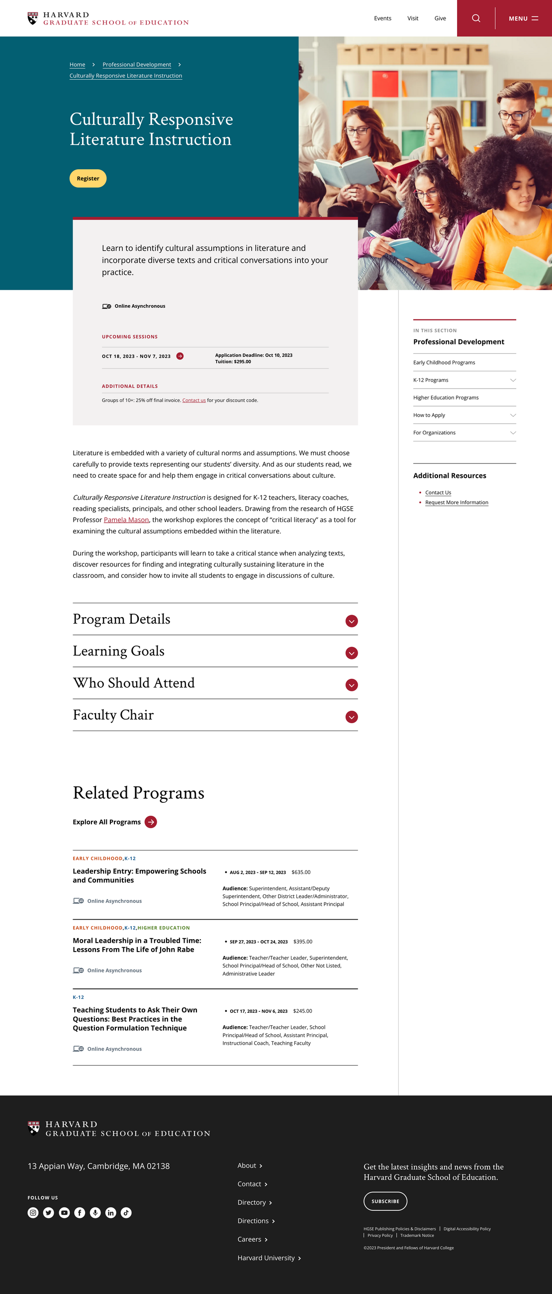 Harvard Graduate School of Education | Pete Inge